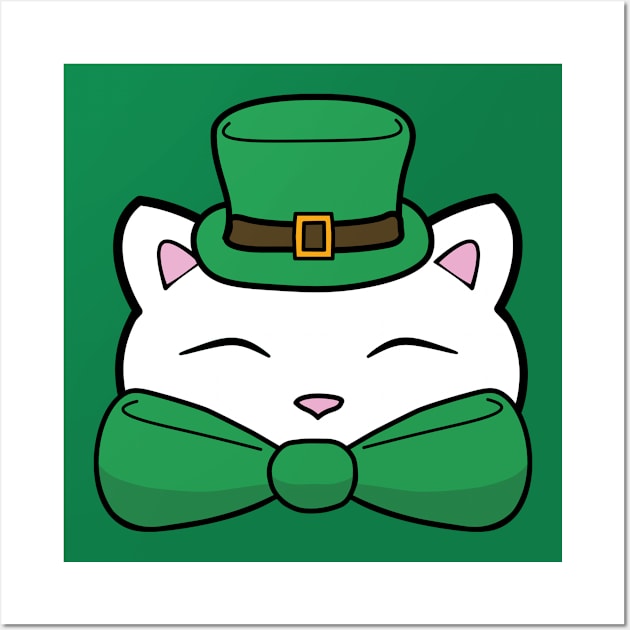 St Patrick cat Wall Art by Purrfect